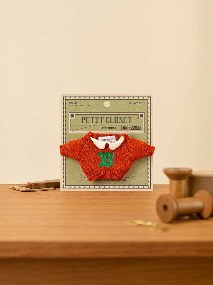 LINE FRIENDS Petite Closet Orange B Knit