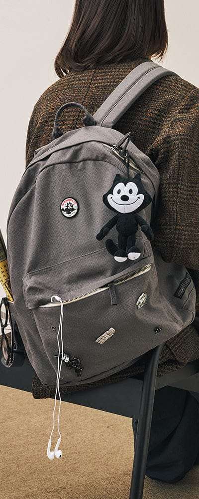 コレ キャンバス ワンポケット バックパック L マッドグレー