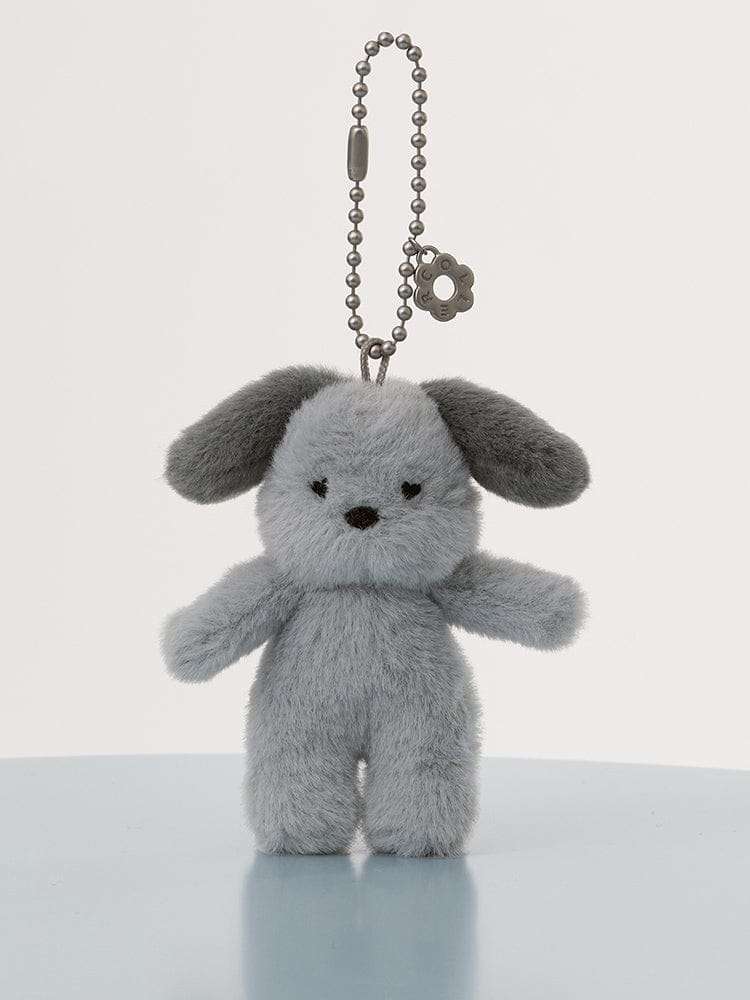 COLLE Furry Puppy Mini Sticon Plush Keyring