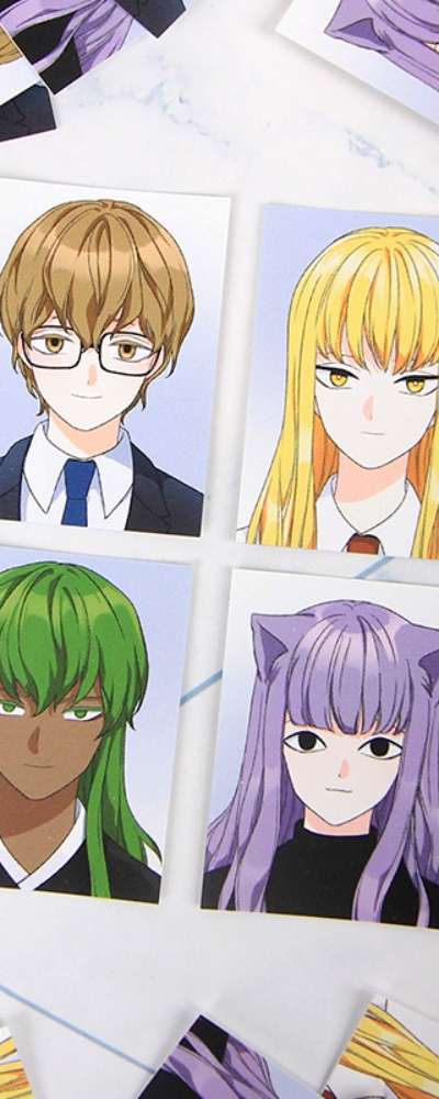 I Don't Like This Kind of Hero Half-Size ID Photo 9 Types / Webtoon