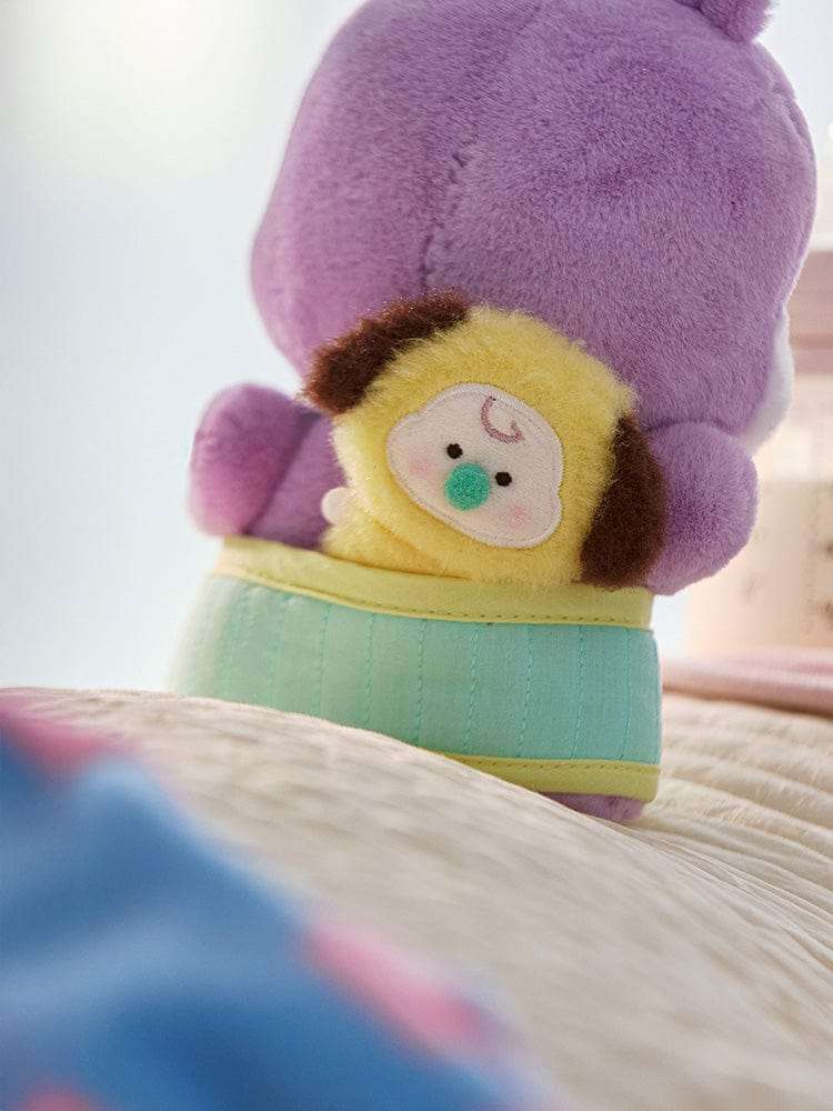 BT21 CHIMMY Baby Newborn Season 2 Doll & Baby Carrier Costume Closet Set