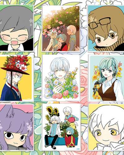 [I Hate This Kind of Hero] I Hate This Kind of Hero Folding Square Hand Mirror 9 Types