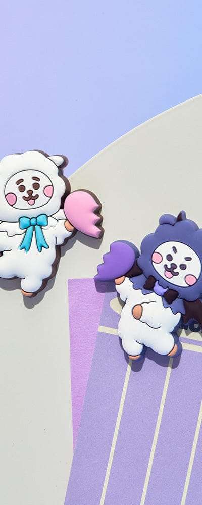 BT21 RJ エンジェル&ヴィラン シリコンマグネットセット (2個入り)