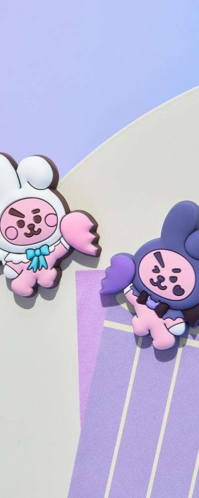 BT21 COOKY エンジェル アンド ヴィラン シリコンマグネット セット (2個入)