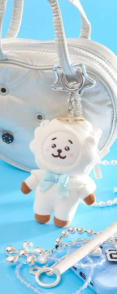 BT21 RJ エンジェル アンド ヴィラン エンジェル ぬいぐるみ キーリング