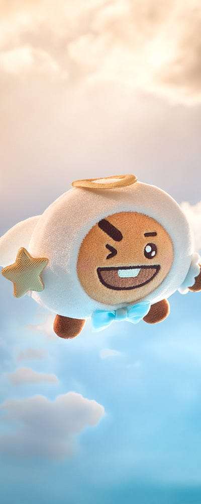 BT21 SHOOKY エンジェル&ヴィラン エンジェル ぬいぐるみ
