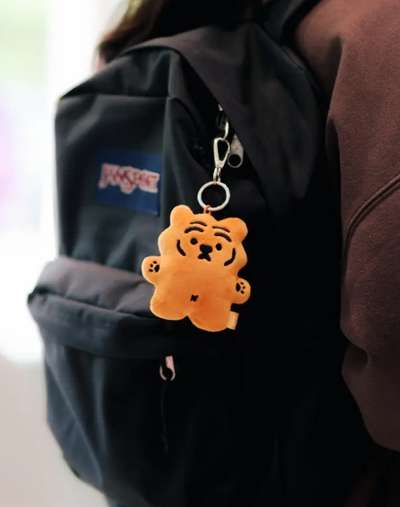 Flat Plush Keyring 5-Piece Set