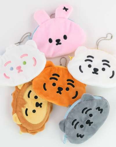Soft Flat Coin Purse 6 Types