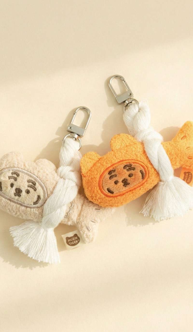 MUZIKTIGER Charm Chubby Pollock Keyring - 4 Types