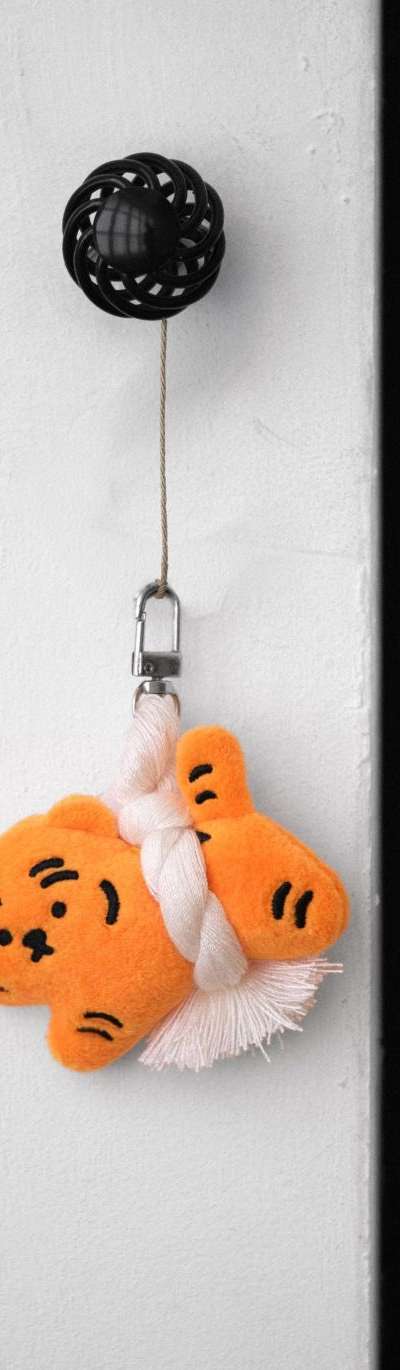 Bad Luck Protection Pollock Bouncy Doll Keyring