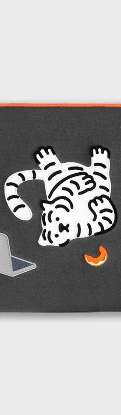 Donut Tiger Notebook iPad Pouch