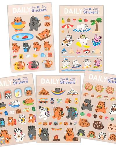 Daily Tiger Sticker 12-16