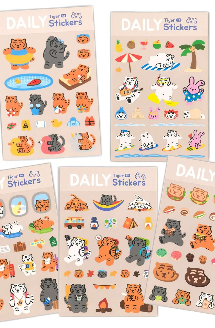 Daily Tiger Sticker 12-16