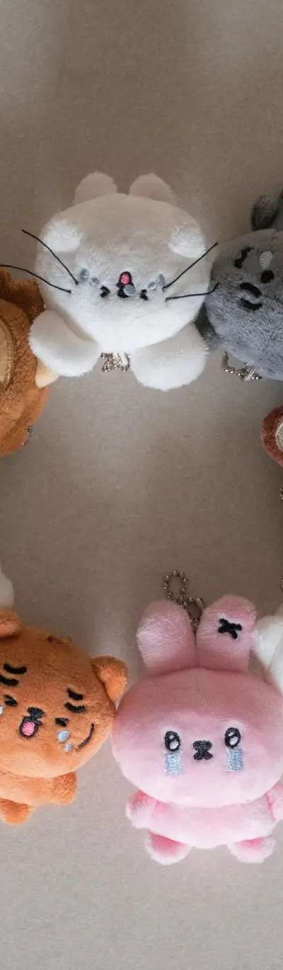 Ulmeok Ulmeok Mini Plush Keyring 8 Types