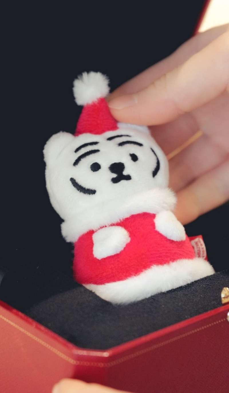 Santa Fairy Chubby Doll Keyring