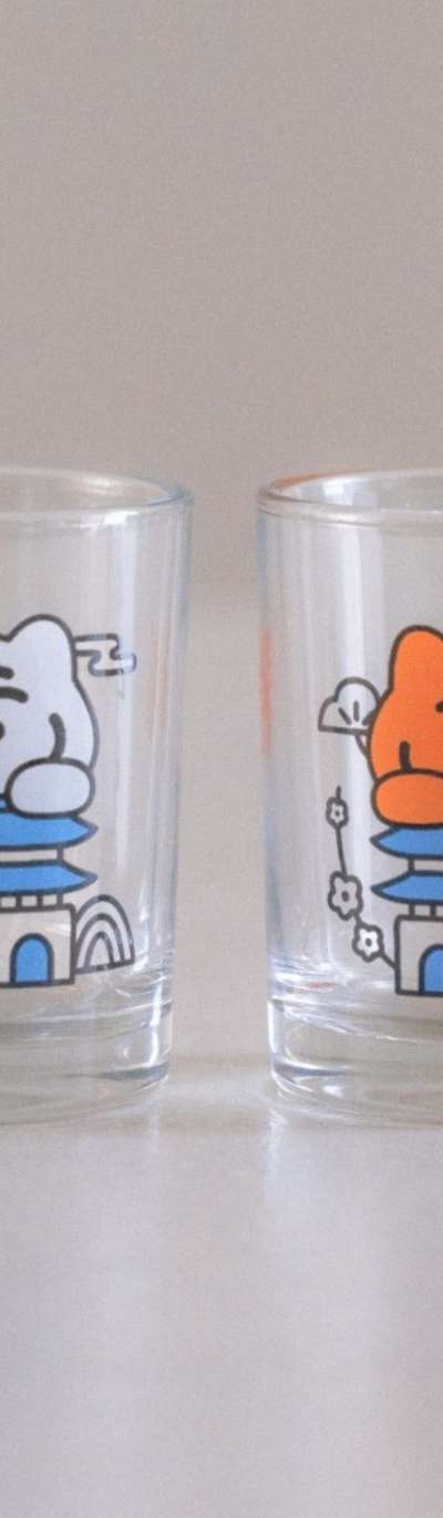 Gyeongbokgung Ddungrangyi Soju Glass Set 2-piece