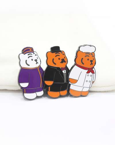 Hotel Muzik Pin Badge 3-Piece Set