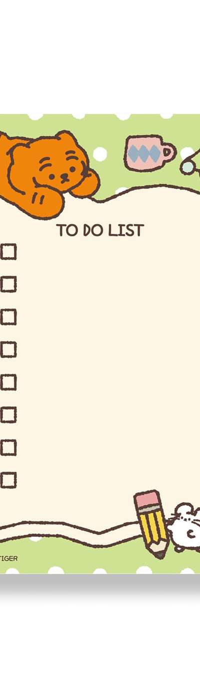 Ddung-lang To-Do List Memo Pad