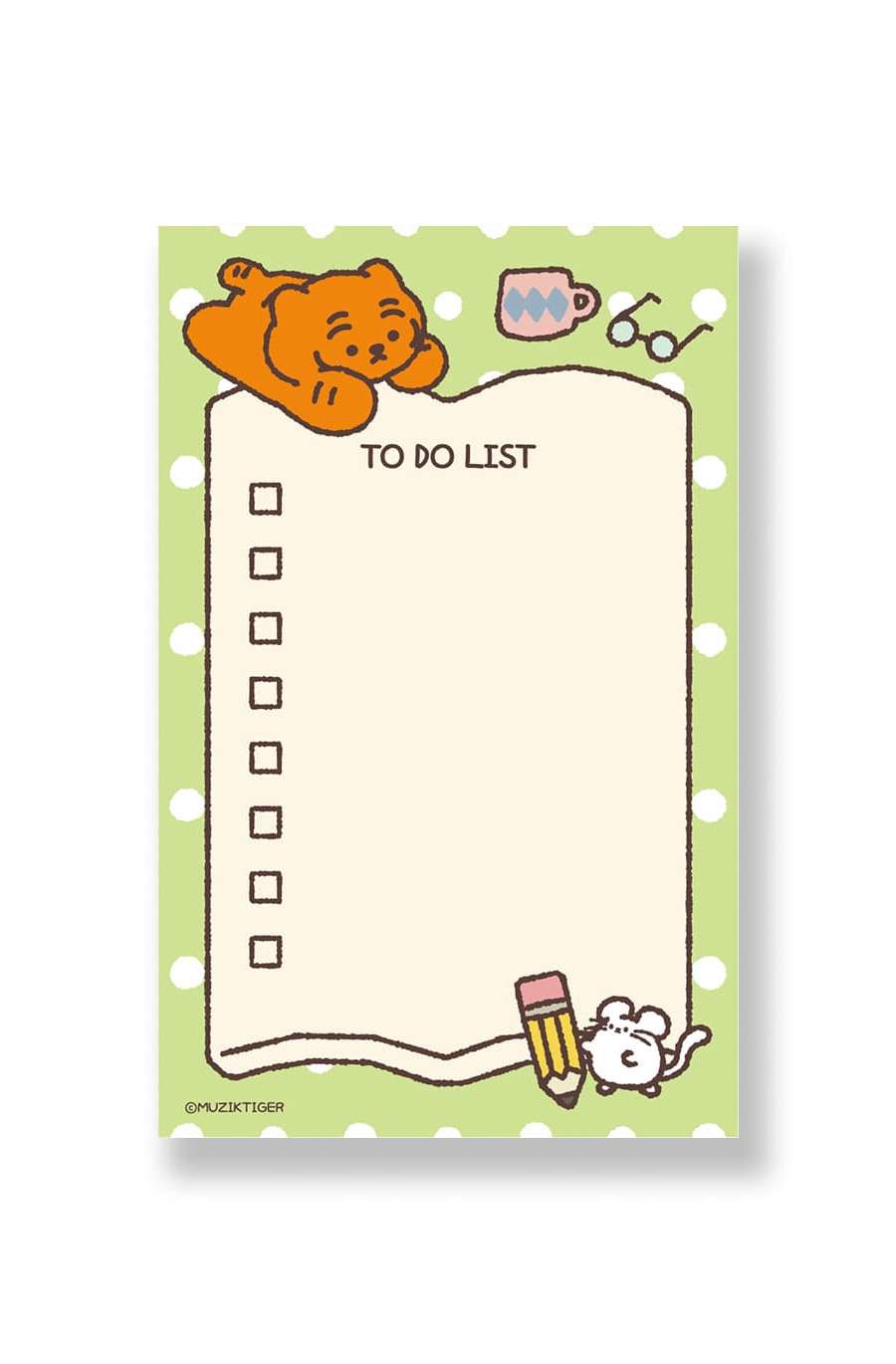 Ddung-lang To-Do List Memo Pad