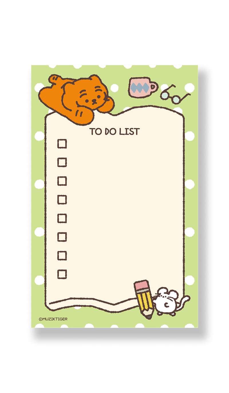 Ddung-lang To-Do List Memo Pad