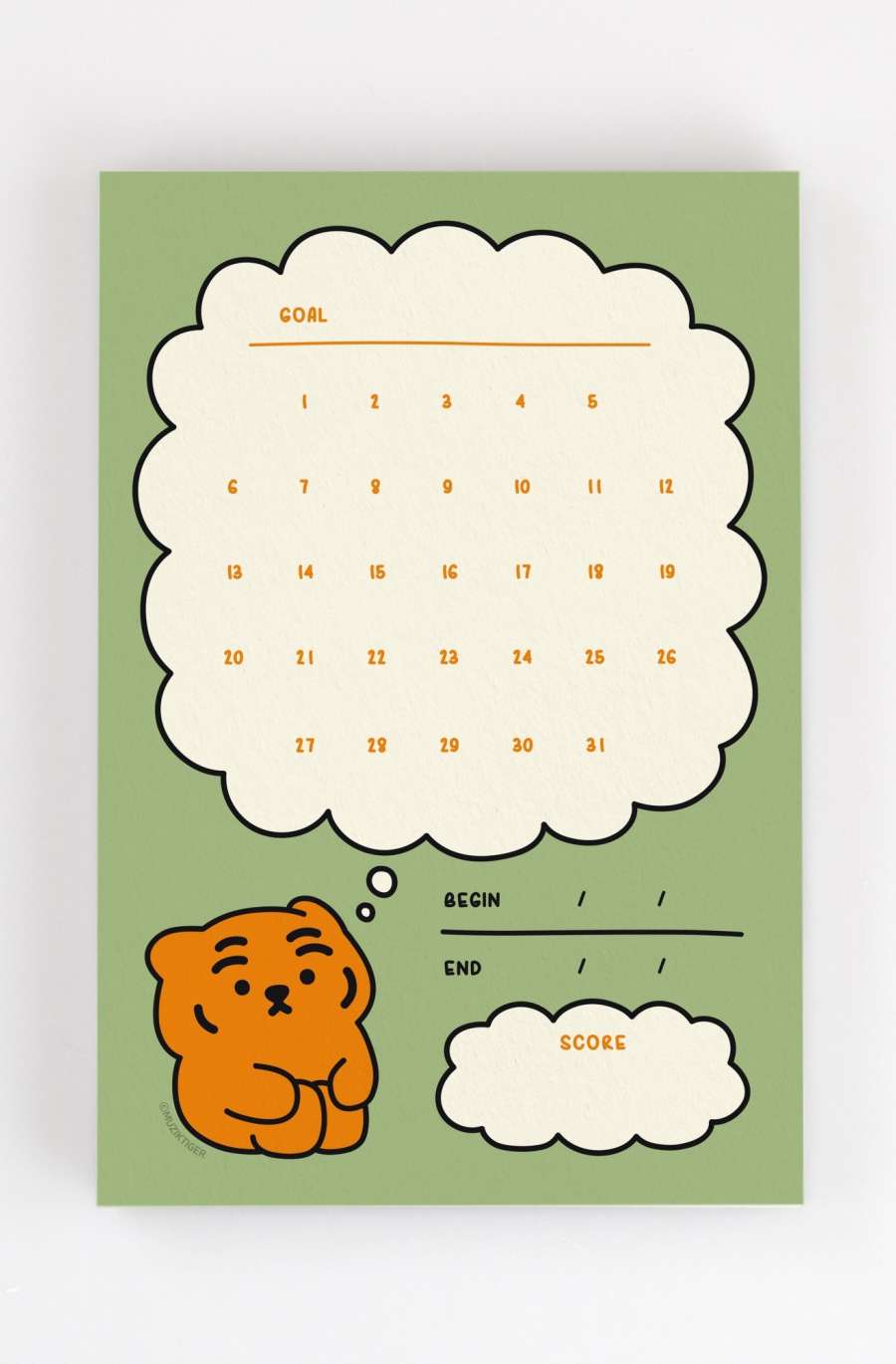 Ddungrangi Goal Achievement Sticky Notes Pad - 2 Types