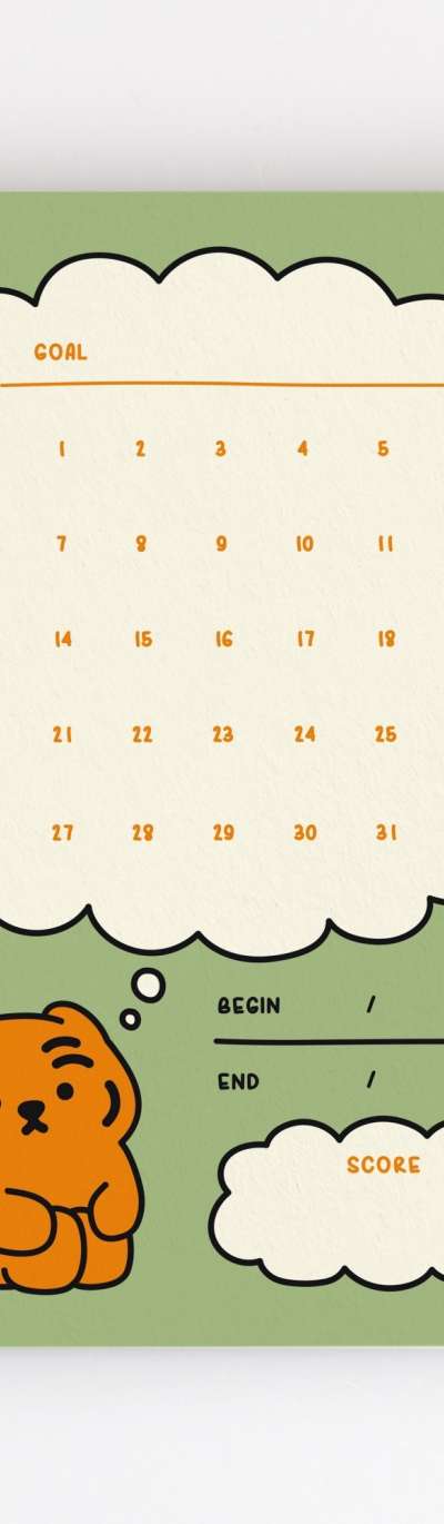 Ddungrangi Goal Achievement Sticky Notes Pad - 2 Types