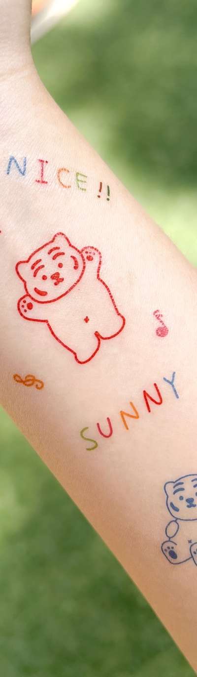 Ddungrang Tattoo Sticker Set of 4