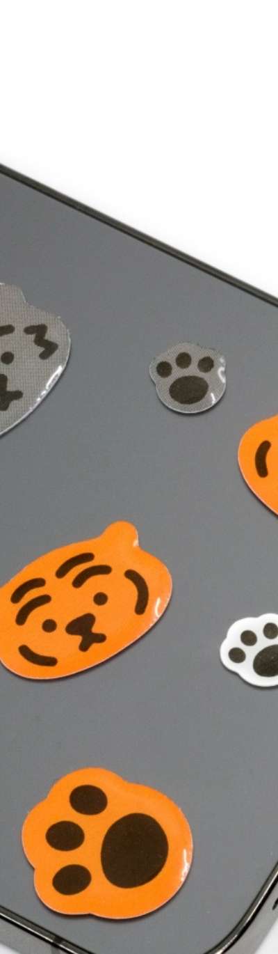Epoxy Tiger Sticker