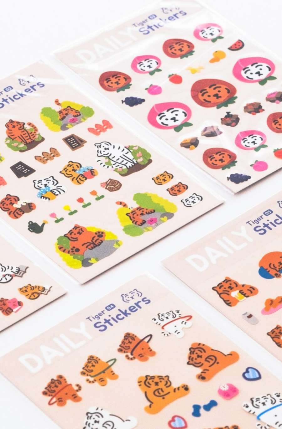 Daily Tiger Sticker 01-05