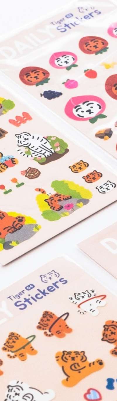 Daily Tiger Sticker 01-05