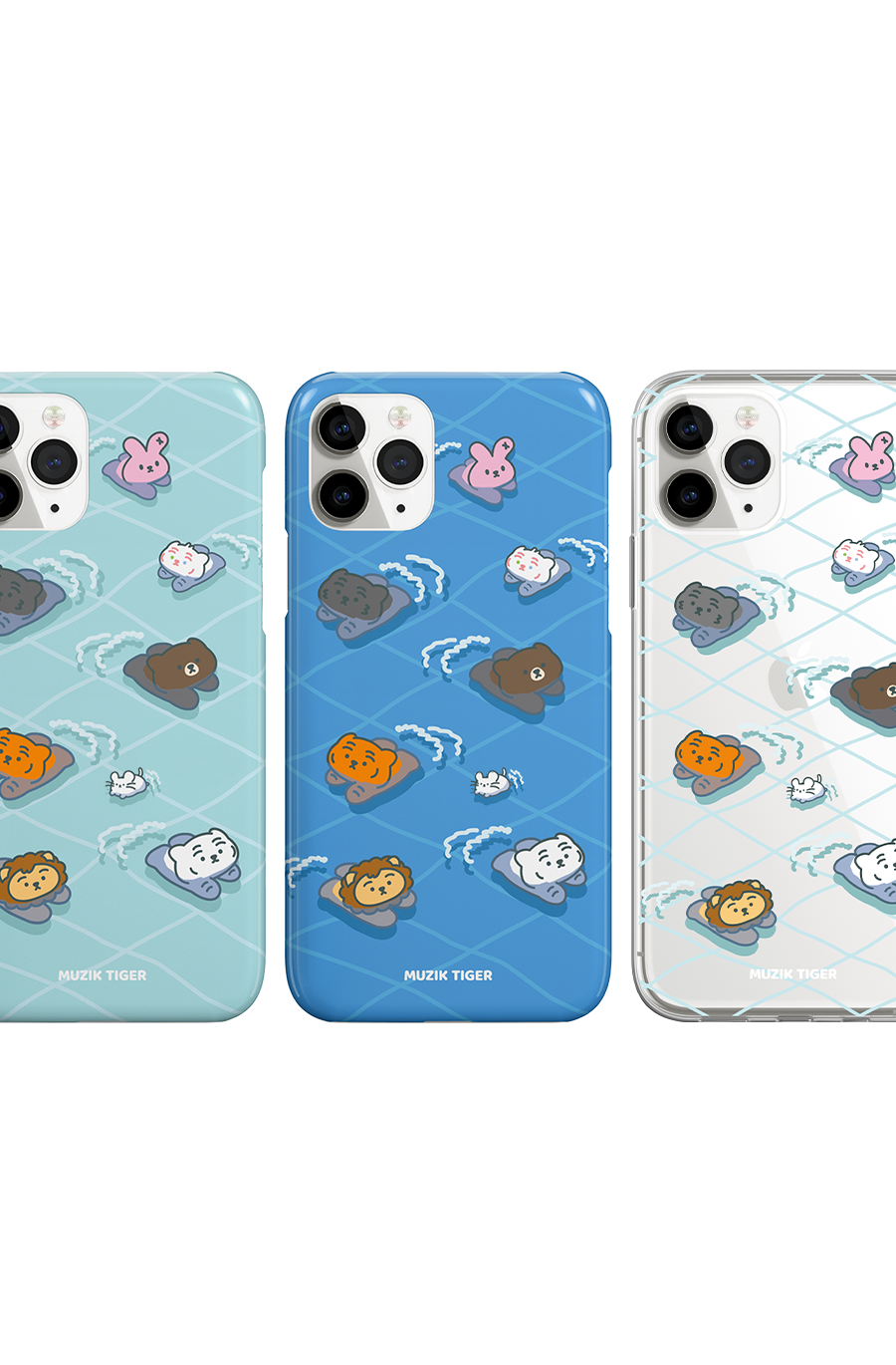 Summer Pool Ddunglang Phone Case 3-Type Set