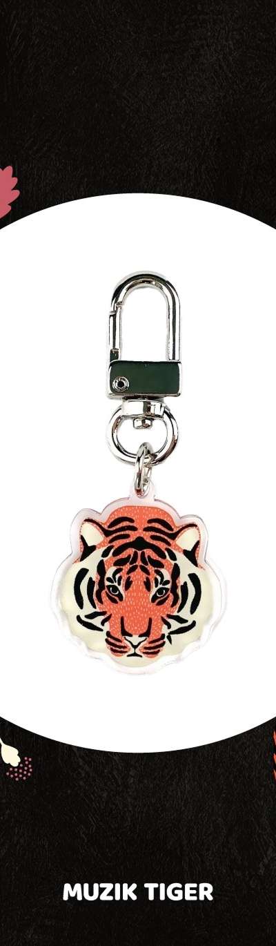 Unmissable Tiger Hwahoodo Keyring