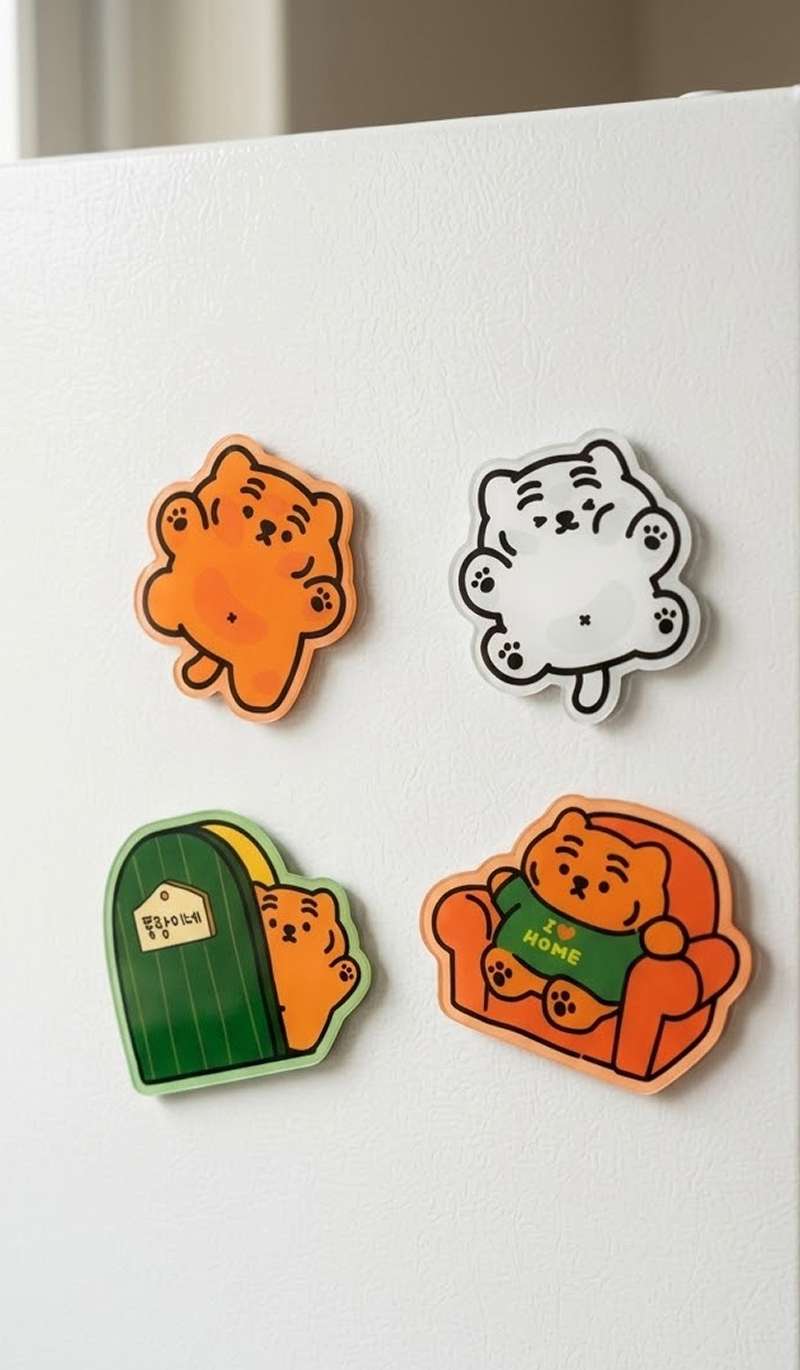 I Love Home Chubby Ranger Acrylic Magnet Series (4 Types)