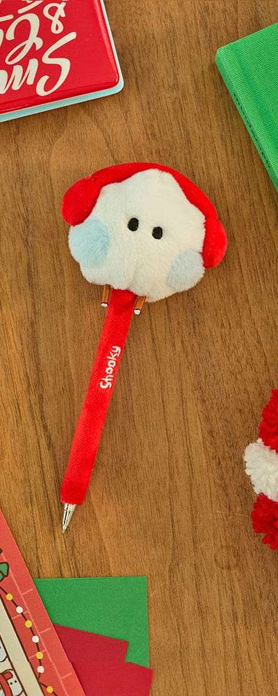 BT21 SHOOKY ミニ ミニニ プチ ホリデー スノーマン 人形 ゲルペン