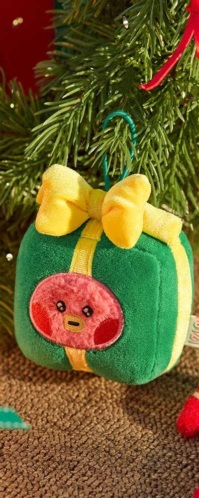 BT21 TATA ミニ ミニニ プチ ホリデー オーナメント ぬいぐるみ キーリング