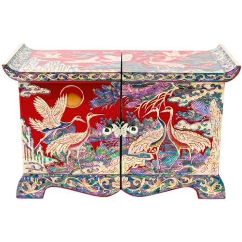 Song Hak (Auspicious) Tile Double-Shell Jewelry Box - Works by Oh Myung-ho