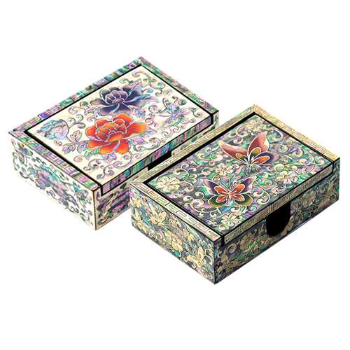 [Butterfly][Peony] Automatic Right-Angle Business Card Case - Oh Myung-ho Artwork