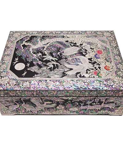 十長生(黒)ファイルボックス-朴仁浩 作品