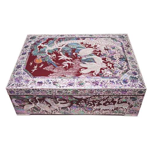 Ten Symbols of Longevity (Red) Document Box - Park In-ho Artwork