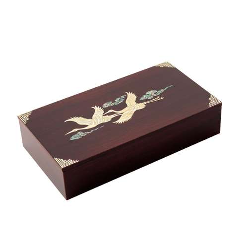 Cloud and Crane Inlay Memo Box