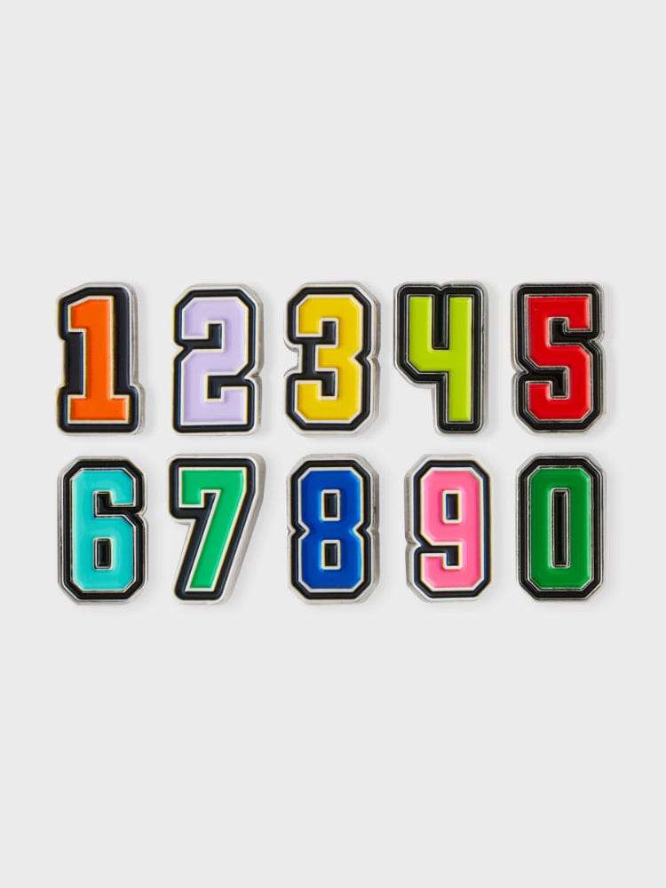 Colle Metal Number Sticker Color VER.1