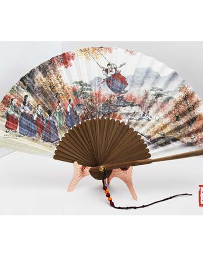 Ohjukseon-Swing Korean Paper Fan