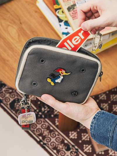 Collet Canvas Multi Pouch Mud Gray