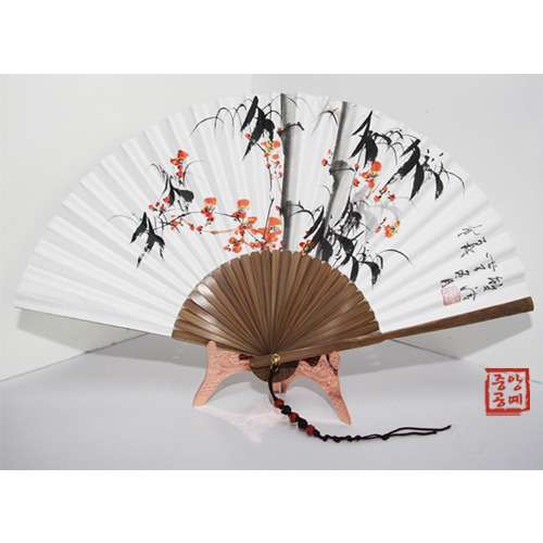 Bamboo Fan - Bamboo Painting Design