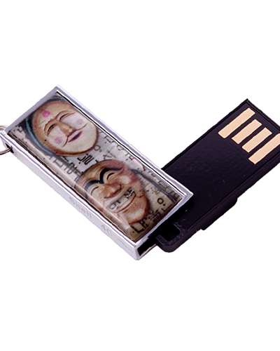 天然螺鈿 スウィング USB メモリ(02_河回仮面)-8G