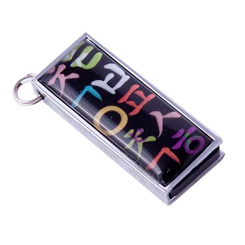 Natural Mother-of-Pearl Swing USB Memory (Hangul Design) - 4GB