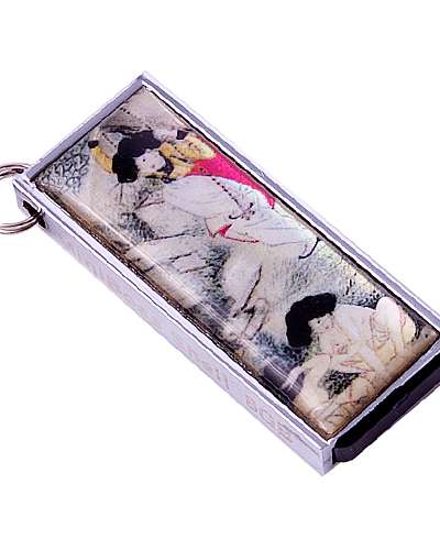 Natural Mother-of-Pearl Swing USB Memory (Dano Landscape) - 4GB