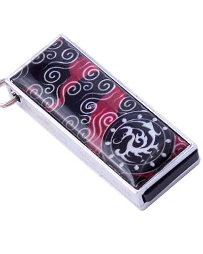 Natural Mother-of-Pearl Swing USB Memory (13_Three-Legged Bird) - 4GB