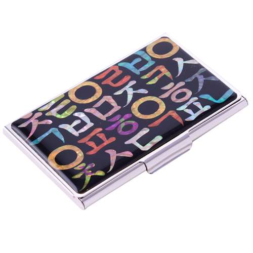 Natural Mother-of-Pearl Business Card Case (22_Hangul 2)