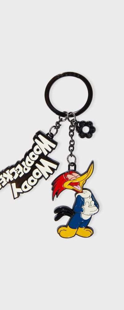 コレ X ウッディ・ウッドペッカー メタルキーリング